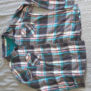 PRANA Flannel Shirt or Jacket LARGE Insulated Extra Warm